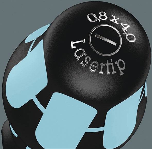 Edelstahlschraubendrehersatz 334/6 6-tlg.Schlitz/PH Rundkl.2K-Griff WERA