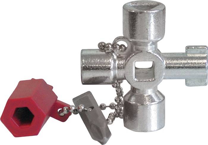 Schaltschrankschlüssel Mini 8 Funktionen m.Bitadapter