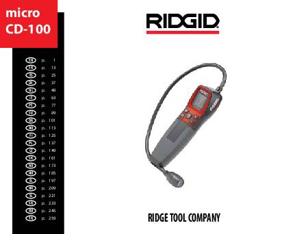 Gaslecksuchgerät micro CD-100 0-6400 ppm RIDGID