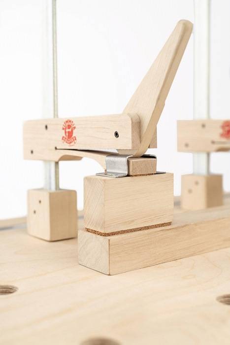 Spannelement AB-R Spann-W.250mm A.110mm f.Bohr.20mm+Profilschiene KLEMMSIA