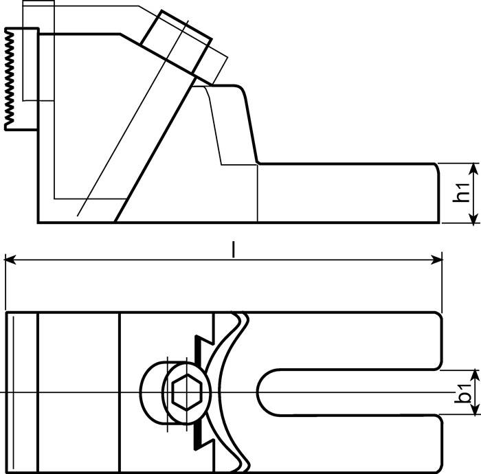Stabilspannbacke Nr. 6497 12/14/16/18mm AMF