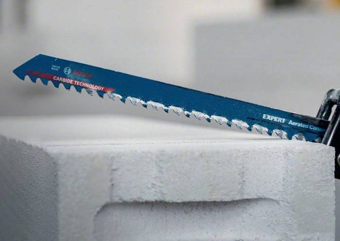 Säbelsägeblatt Expert Aerated Concrete L.300mm B.22mm TPI 3 8,5mm 1 St./Karte