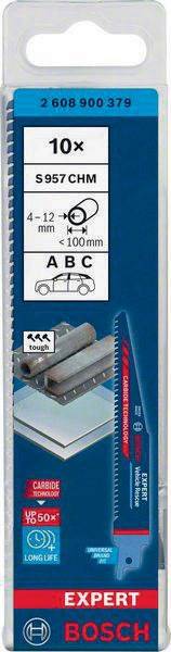 Säbelsägeblatt Expert Automotive Steel L.150mm B.20mm TPI 8 3mm 10 St./Karte