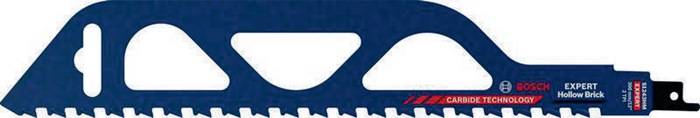 Säbelsägeblatt Expert Hollow Brick L.300mm B.50mm TPI 2 12,7mm 1 St./Karte