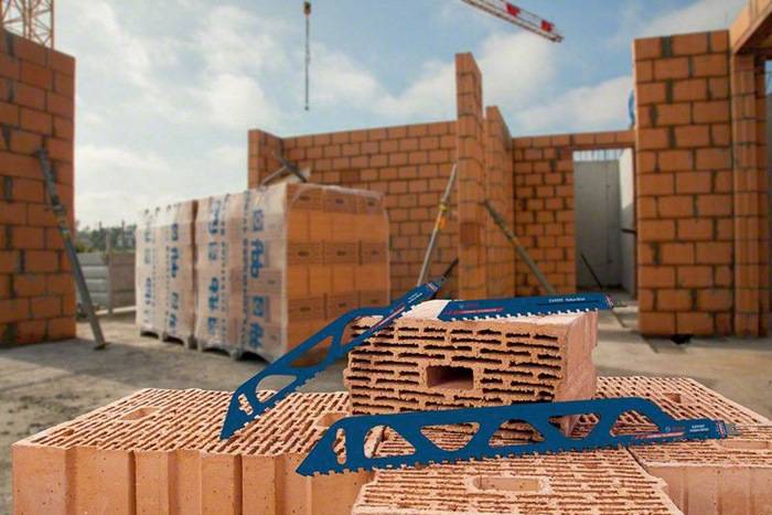 Säbelsägeblatt Expert Hollow Brick L.455mm B.50mm TPI 2 12,7mm 1 St./Karte