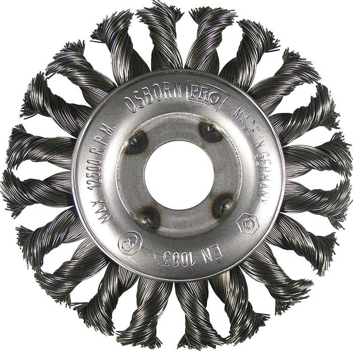 Rundbürste D.125mm Drahtstärke 0,35mm STA 13mm