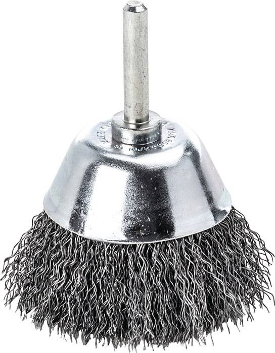 Topfbürste D.50mm Schaft 6mm Drahtstärke 0,3mm STA 10500min-¹ LESSMANN