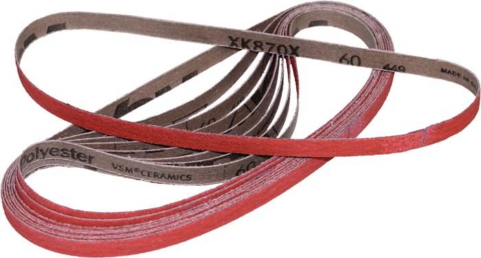 Schleifband XK870F L.760mm B.40mm K.80 f.STA/Titan/NE Keramikkorn VSM 20 Stück