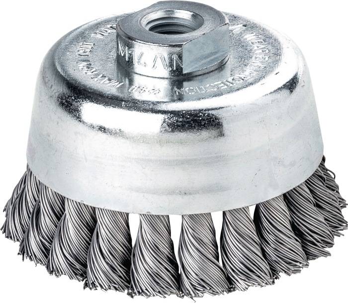 Zopftopfbürste D.65mm Gew.Drahtstärke 0,5mm STA 12500min-¹ LESSMANN