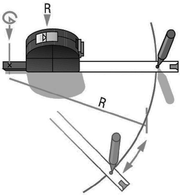 Taschenrollbandmaß VISO L.3m B.16mm mm/cm EG II PA Sichtfenster BMI