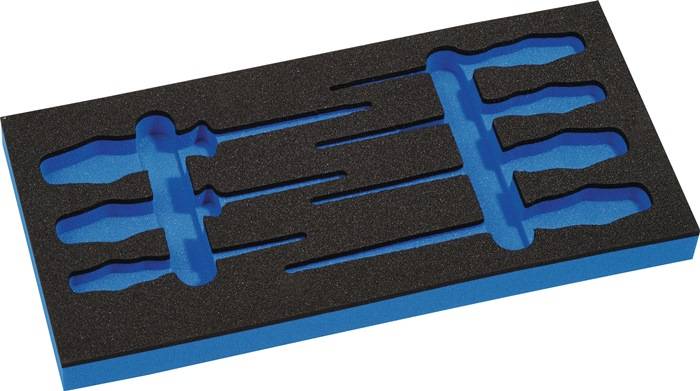 Werkzeugmodul Leereinlage 1/3-Modul H.30mm 4000 871 290,7-tlg.WERA