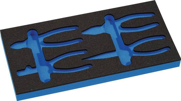 Werkzeugmodul Leereinlage 1/3-Modul H.30mm 4000 871 293,4-tlg.KNIPEX