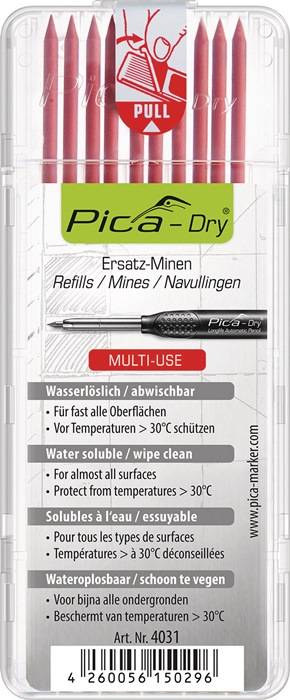 Minenset Pica-Dry 10x rot feucht abwischbar 10 Minen/Set