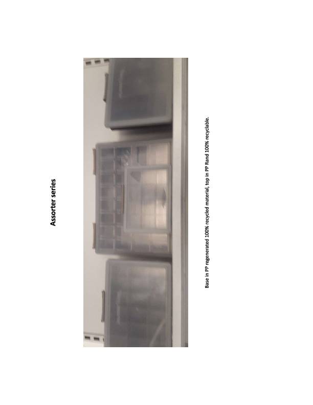 Sortimentskastentresor B376xT310xH265mm 4 Fächer m.Sortimentskästen PP RAACO