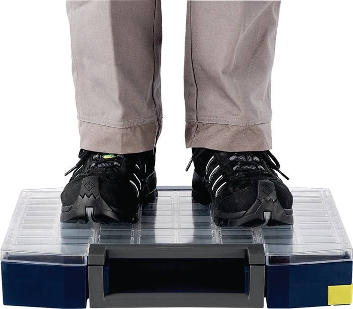 Sortimentskoffer boxxser B298xT284xH55mm 15 Fächer m.Profilraster RAACO