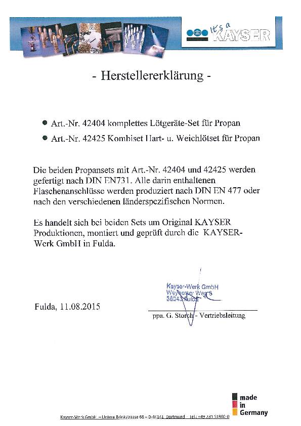 Weichlötgerät m.Zub.Kupferstück Stand.KAYSER