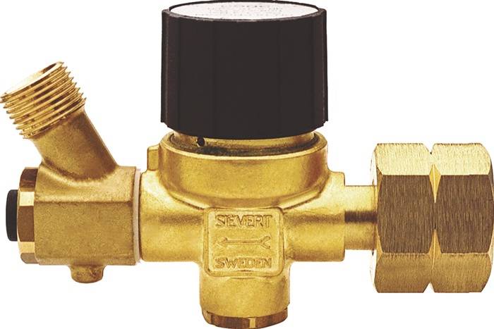 Propankleindruckregler o.Manometer 1-4bar 5-12 kg/h W 21,8x1/14Zoll LH SIEVERT