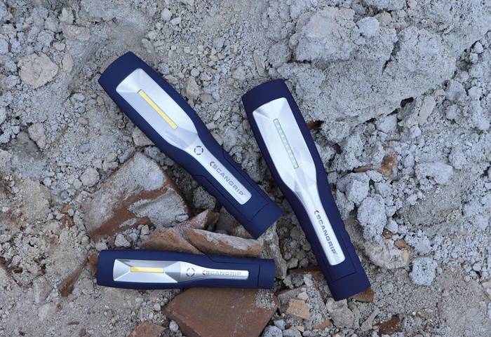 LED-Akkuhandleuchte 20-200 Lm 3,7 V / 1200 mAh Li-ion Ip54