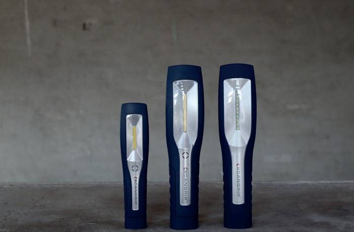 LED-Akkuhandleuchte 20-200 Lm 3,7 V / 1200 mAh Li-ion Ip54