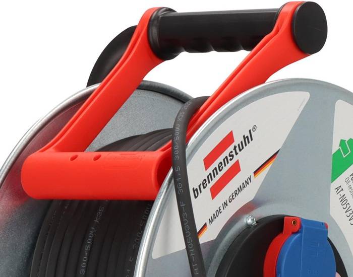 Kabeltrommel Garant S290 50m N05V3V3 3x1,5 mm² 290mm 3 Schutzkon.steckd.