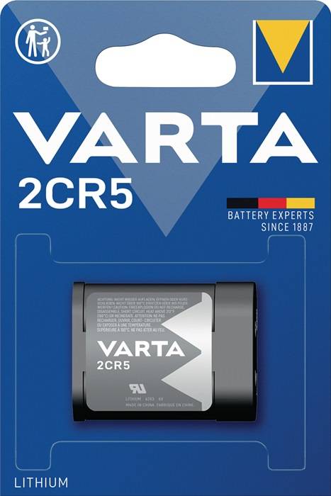 Batterie ULTRA Lithium 6 V 2CR5 1400 mAh 2CR5 6203 1 St./Bl.VARTA