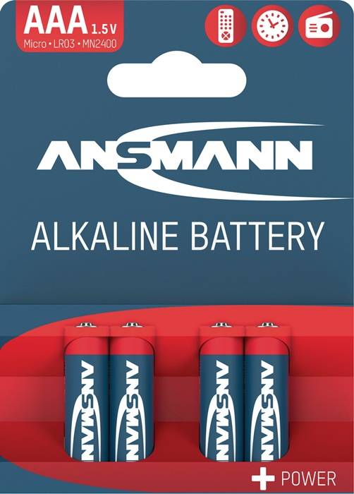 Batterie 1,5 V AAA-AM4-Micro 1200 mAh LR03 4903 4 St./Bl.ANSMANN