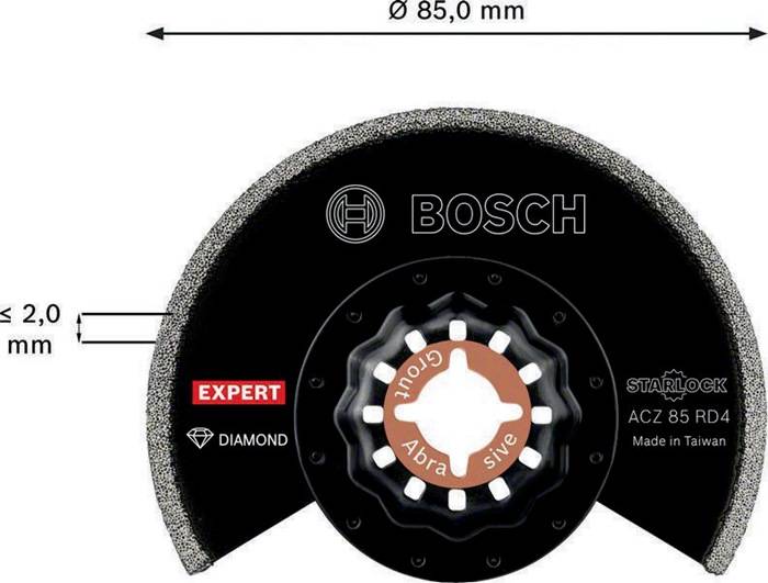 Segmentsägeblatt Expert ACZ85RD4 D85mm Mörtel Starlock 10 Stück 2608900035 BOSCH