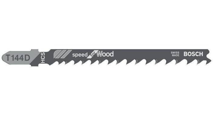 Stichsägeblatt T 144 D Speed for Wood L.100mm Zahnteilung 4-5,2mm HCS 25er Pack