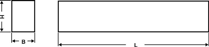 Drehling DIN 4964 Form D rechteck.B.12mmxH.8mm HSS-EW9Co10 L.160mm WILKE