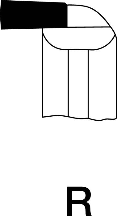 Hakendrehmeißel 12x12mm HM P25/P30 re. Wilke 5 Stück
