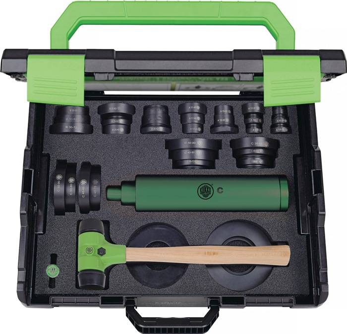 Lagereinbauwerkzeugsatz 71-L f.Bohrungs-D.10-50mm L-Boxx KUKKO