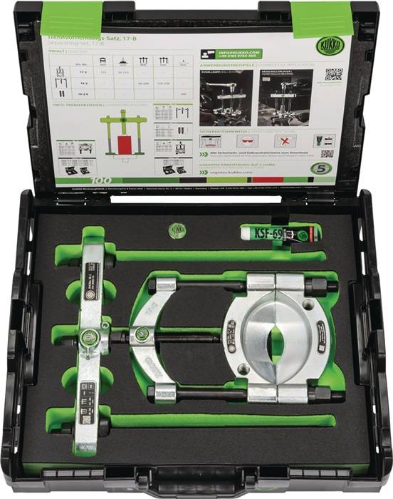 Trennvorrichtungssatz 17 Öffnung A 22-115mm Spann-T.350mm KUKKO