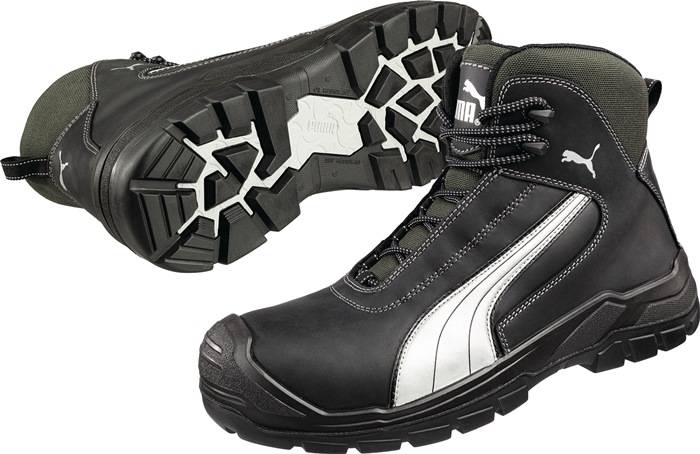 Sicherheitsstiefel Cascades Mid Gr.42 schwarz/weiß Leder S3 HRO SRC EN20345