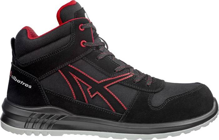 Sicherheitsstiefel CLIFTON MID Gr.44 schwarz/rot S3 EN ISO 20345:2011