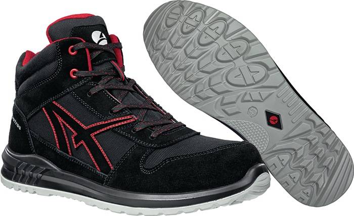 Sicherheitsstiefel CLIFTON MID Gr.46 schwarz/rot S3 EN ISO 20345:2011