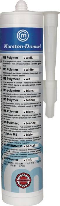 Kleb- u.Dichtstoff MD-MS Polymer weiß 440g Kartusche MARSTON 20 Kartuschen