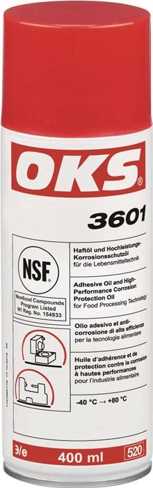 Haftöl-/Hochleistungskorrosionsschutzöl OKS3601 gelbbraun NSF H1 400ml Spraydose 12 Dosen