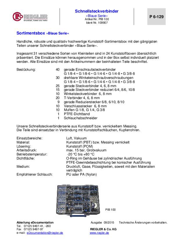 Sortimentsbox 171tlg.RIEGLER