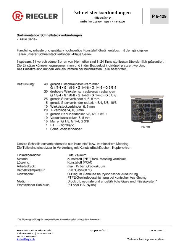 Sortimentsbox 171tlg.RIEGLER