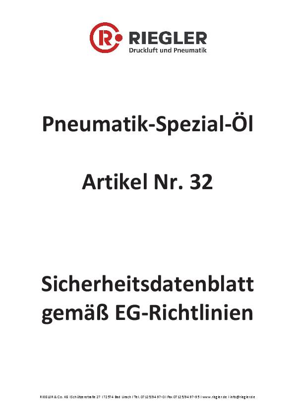 Pneumatikspezialöl 2,5l Kanister RIEGLER