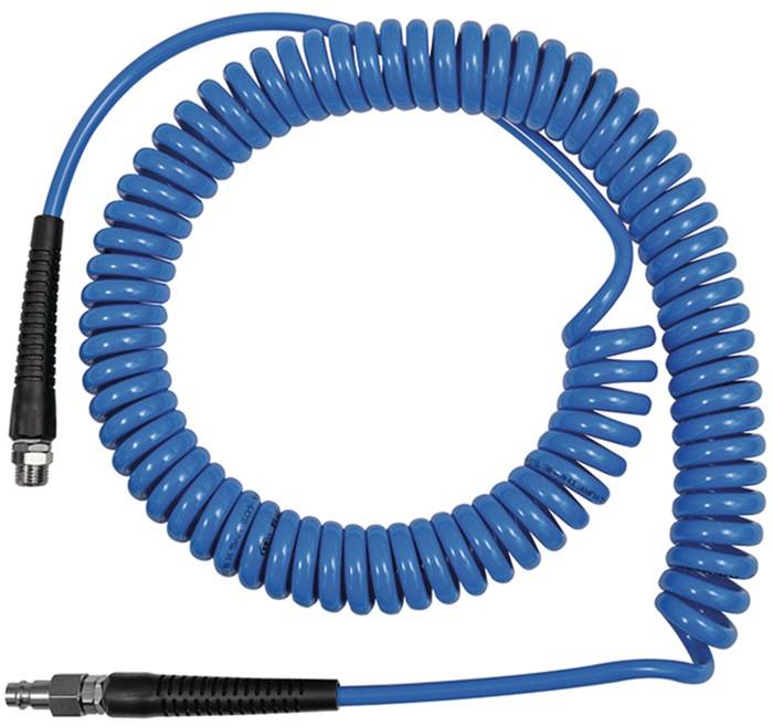 Spiralschlauchset ID 6,5mm AD 10mm L.6m Stecker DN 7,2 G 1/4 Zoll Rl.RIEGLER