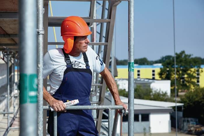 Schutzhelm INAP-Profiler plus UV signalweiß PE EN 397 VOSS