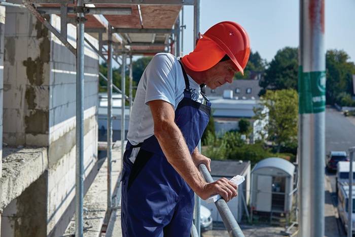 Schutzhelm INAP-Profiler plus UV signalweiß PE EN 397 VOSS