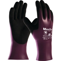 Chemiehandschuh MaxiDry® 56-426 Gr.9 lila/schwarz EN 388 PSA III ATG Chemiehandschuh MaxiDry® 56-426 Gr.9 lila/schwarz EN 388 PSA III ATG