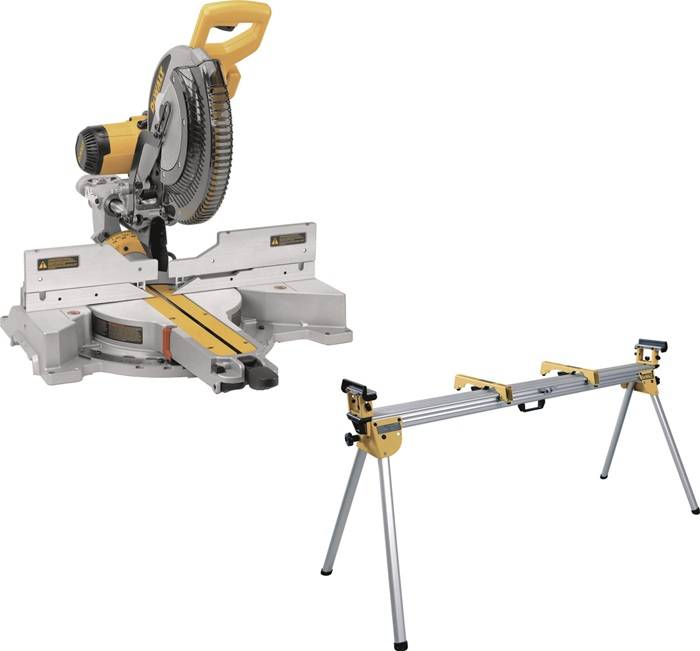 Paneelsägen-Set DWS 780 KIT 303x110mm 1675 W 1900min-¹ 305x30mm DEWALT