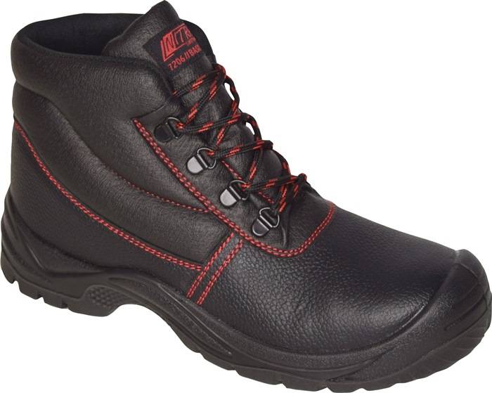 Sicherheitsstiefel BASIC STEP MID Gr.44 schwarz S3 SRC EN20345 Volleder NITRAS