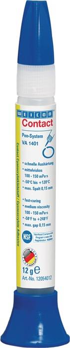 Cyanacrylatklebstoff VA 1401 12g farblos,klare Flüssigkeit Pen-System WEICON 30 Stück