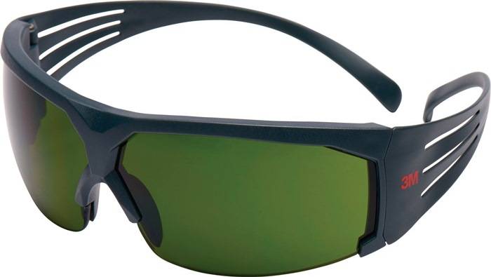 Schweißerbrille SecureFit™SF600 EN 166 PC Bügel grau,Scheibe grün IR 3,0 3M