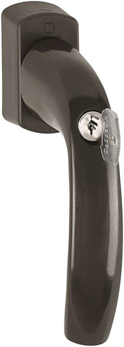 Secustik Variofit Fenstergriff NY 0810S/US10 100Nm Alu.F8707/ VK7 abschl.HOPPE