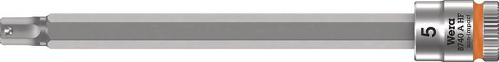 Steckschlüsseleinsatz 8740 A HF 1/4 Zoll SW 5mm L.100mm WERA